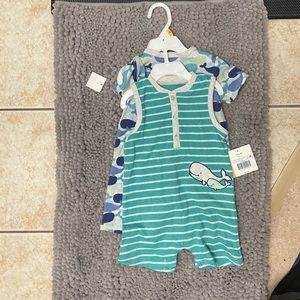 2 pack boys romper